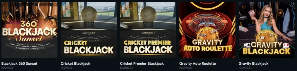 Spin Shark Live Casino Games