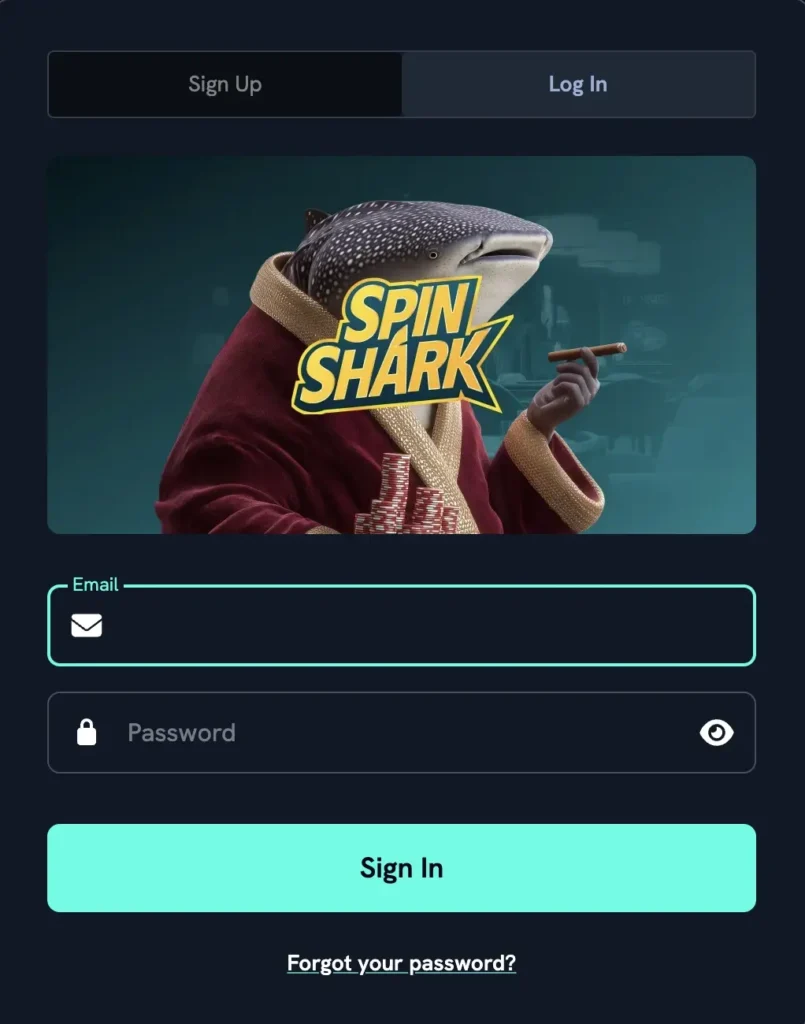 Spinshark Login