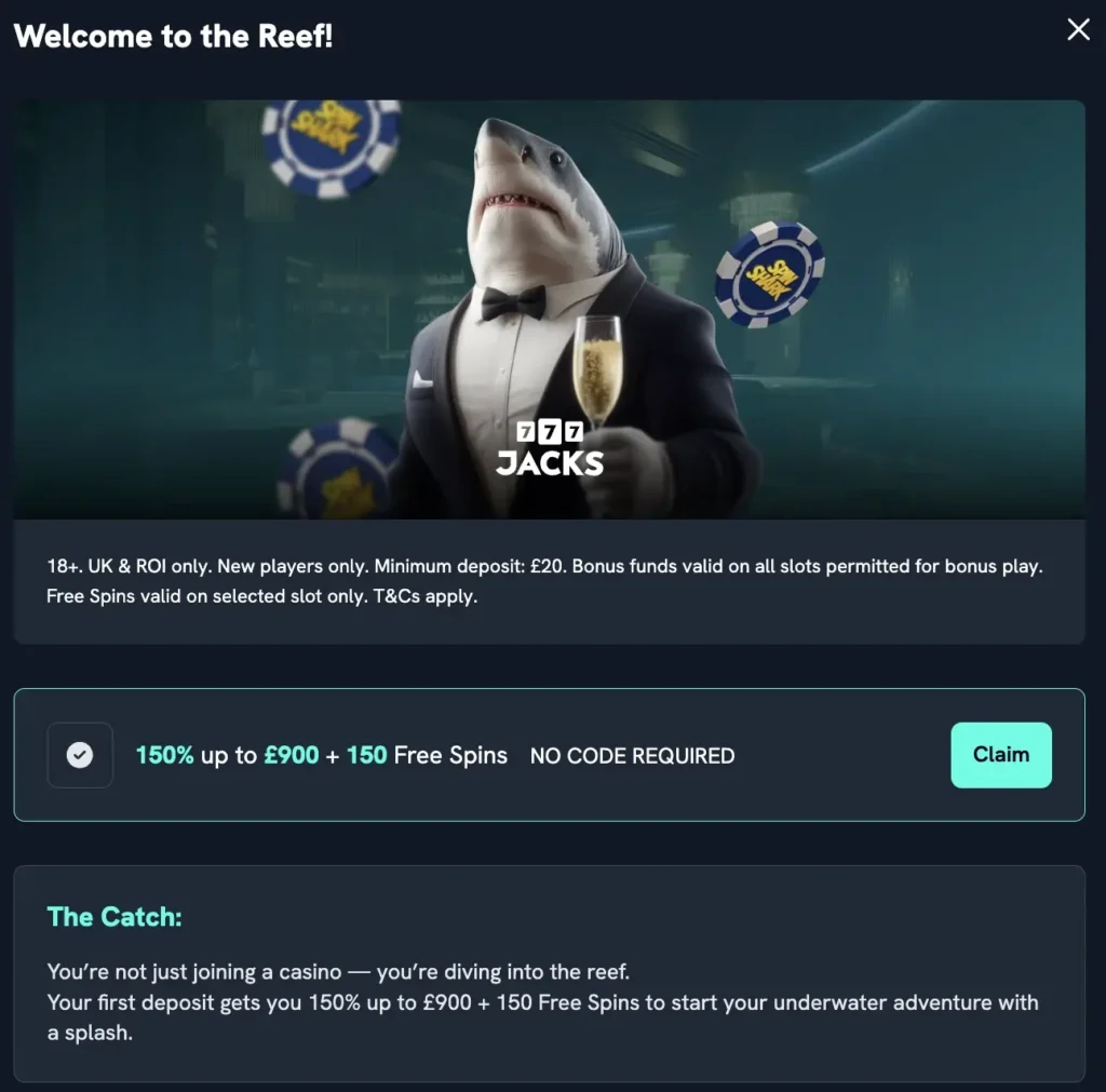 spin shark casino no deposit bonus